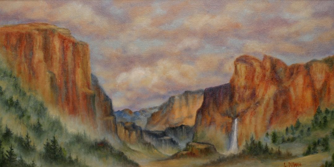 Yosemite Falls
Oil on Canvas 
24"|x21" 